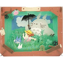 ensky 엔스카이 페이퍼 시어터 PAPER THEATER PT-062 이웃집 토토로 노하라 산책 [페이퍼크래프트 (완성 사이즈 : H80×W100×D42mm)], 단일