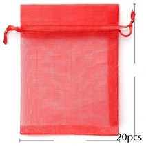 포도봉지 과일 포도 보호 가방 해충 방제 조류 방지 정원 도구 그물망 야채 식물 20 개, [02] red, [01] 20PCS, 20개