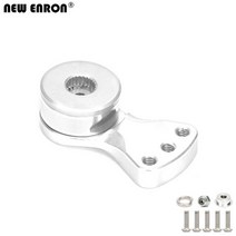 RC카 부품 ENRON 1Pcs 알루미늄 CNC 서보 보호기 15/18/21.5MM 25T 스플라인 출력 샤프트 조정 가능한 하이 토크 RC 자동차 1/10 TRAXXAS 전술, [07] Silver-18mm
