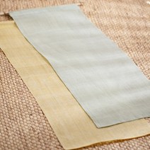 모시가리개 2P 세트 (옐로우그린)-백일 돌 촬영소품 스튜디오촬영소품 베이비스튜디오 백설기 백설기모형 셀프 돌상 돌잔치 소품 전통상차림, 상세 설명 참조