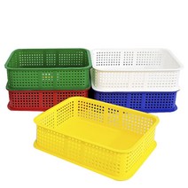 스텝 바스켓 모음 1호 2호 3호 4호수납박스수납정리함학습준비물노란바구니책상서랍, 블루3호10개+옐로우4호10개(총20개)