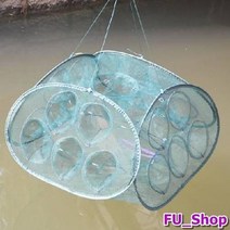 민물 21구 그물망 통발 바다 물고기 새우통발 접이식, B-21홀