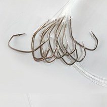 갯바위 방파제 묶음 낚시채비 도래 민물찌 낚싯바늘, 1개
