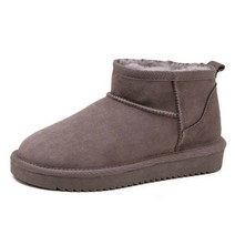 캥거루 하이 점프 신발 점핑 스카이 슈즈 운동화 신제품 2022 스타일 기본 짧은 미니 양피 스노우 부츠 여, 04 Silt Ash_09 42