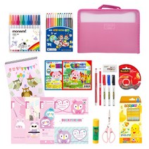 초등학교 문구세트 실속 입학선물 유치원 졸업선물, 6세트, 여아용