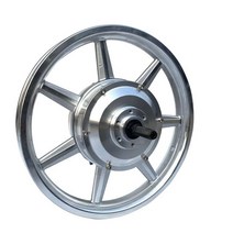 브러시리스 배터리 에너지 절약 모터 개조 액세서리 리튬 통합 휠 접이식 전기 자전거 12 16, 1개