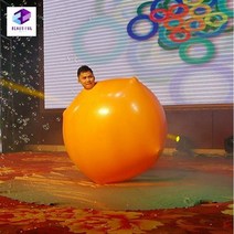 72인치 풍선 마술 농축 라텍스 공연 광안리 대형, 72인치 오렌지 스탠다드 립 퍼포먼스 풍선 1개 【두꺼