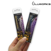 루웍스 LWE-05 퍼플이네 프리미엄 삼봉에기 S 110mm 갑오징어 한치 쭈꾸미 낚시, 14