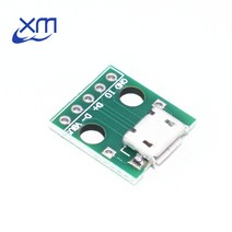 마이크로 USB to DIP 어댑터 5pin 암 커넥터 B PCB 변환기