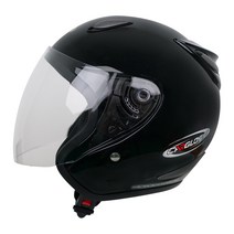 쿤타치 오토바이 헬멧, 솔리드블랙