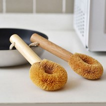 코코넛 브러쉬 주방 싱크대 냄비 녹제거 찌든때 탄흔적 제거 청소 주전자 기름때 세척솔, 코코넛(도넛브러쉬)