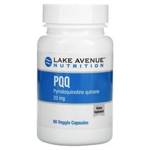 Lake Avenue Nutrition PQQ 20mg 베지 캡슐 60정, One Color, One Size