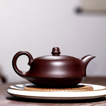 명품 자사호 중국 고급 차호 이싱 보라색 항아리 순수 수제 가정용 유명한 정통 찻 주전자, Quhu 원광석 및 오래된 자주색 점토 수집