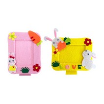 T_ DIY 방과후만들기 펠트지로 토끼 액자 만들기