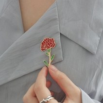 카네이션 브로치/어버이날/스승의날/고급패키지