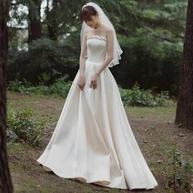 피로연 오프숄더 2부 대여 셀프 빅사이즈 식전영상 결혼식 복장 시상식룩 연주회 여성 화이트 웨딩 드레스