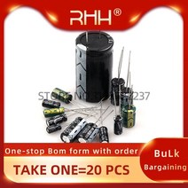 자동차 캐패시터 50v 0.1uf 0.22uf 0.33uf 0.47uf 전압 안정기, 20pcs 100 미크로포맷