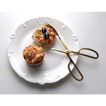 없음 럭셔리 골드 케익 집게-샐러드 빵 피자 뷔페 서버, 케익집게 골드