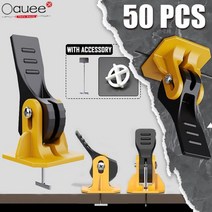 타일진동기 타일 압착기 흡착기 압축기 무선 충전 50pcs 레벨러 조정자 건설 도구 1.5mm 플라스틱 스페이서 바닥 벽 타일에 대한 유물 로케이터를 위치, 홀더 포함 3세트