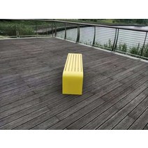 철제의자 마당벤치 정원벤치 공원벤치 의자 야외 벤치, 180 cm 40 cm 45 cm 옐로우