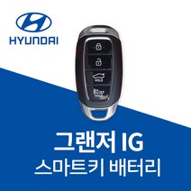 그랜저IG 스마트키 건전지 차 키배터리 파나소닉 차키 약 베터리 밧데리, 4개