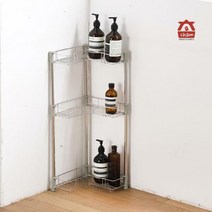참생활 샴푸 랙 코너 선반 3단 높은형, 1개