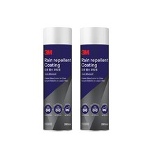 3M PN09939 유리 발수 코팅제 390ml 1+1 스프레이 자동차 차량용 코팅 사이드 미러 빗물 눈 비 맺힘 방지, 3M 유리 발수 코팅제 1+1, 2개