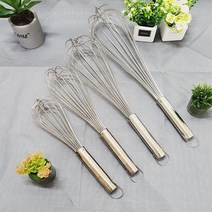 스테인리스 수동 거품기 휘핑기 계단 제빵 가정용 없소용, 4. 스테인리스 수동 손거품기 (대)