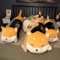 뽀글뽀글 강아지 솔로 허스키 시바견 인형 봉제 키즈 고양이 선물 장난감 캐릭터 인형 돼지, 옵션01, 1.5미터