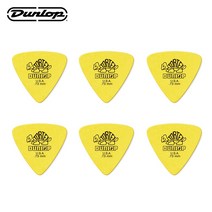지엠뮤직_세트(6개) 던롭피크 431R.73 Tortex 0.73mm Triangle Dunlop Pick (No.142세트), 단품