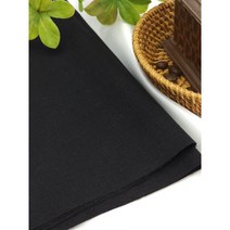 코튼린넨 스판 의류 바지원단 블랙 세라티