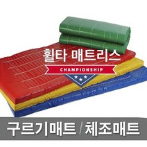 빅세일 [휠타매트리스] 90x180x6cm 구르기매트 체조매트 학교체육 유아체육 체육관매트 낙법 착지매트, 회색(Gray), 깔끔형.