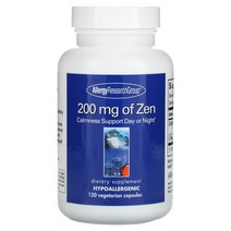 Allergy Research Group Zen 200mg 식물성 캡슐 120정 355192