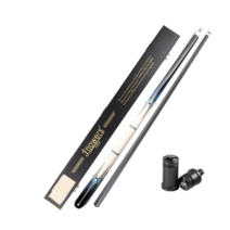 Jflowers 당구 3쿠션 카롬 큐 탄소섬유 카롬 큐 스틱 12mm 142cm 흑색기술 한국리브레 큐 위드 케이스, cue