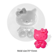 3D 올빼미 돌고래 고양이 실리콘 몰드 퐁당 초콜릿 캔디 케이크 장식 양초 비누 왁스 크레용 폴리머 클레이 공예 아트, 02