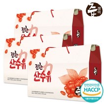 즙쟁이 산수유즙 3박스 90포(null), 3박스(90포), 1포: 80ml
