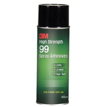 3M 고강도 접착스프레이 99 455ml 본드 부착 접착제 플라스틱 나무 순간
