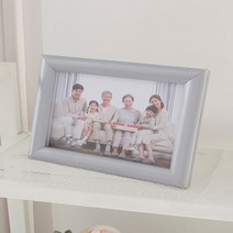 은색 5R 스탠딩액자 플라스틱 사진틀 세우는액자 칠순 청첩장보관 포토카드 백일