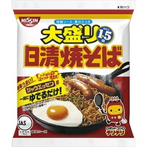 닛신 식품닛신 야끼소바 봉지라면 1.5배 대용량 151g 12개입 일본컵라면 수입컵라면 일본라면 수입라면 봉지라면, 단일상품개