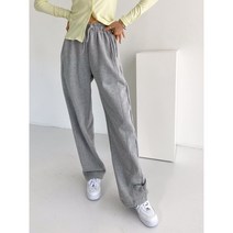 허리밴딩 와이드 밑단 스트링 쭈리 조거 트레이닝복 팬츠 2color 키큰여자 하체비만