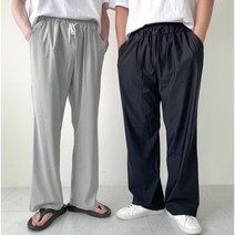 [당일출고] 냉장고 바지 빅사이즈 여름 아이스 스판 밴딩 남자 쿨 슬랙스 시원한 (4color)