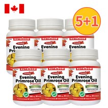 6팩(5+1)특가세트 뉴트리돔 달맞이꽃 종자유 이브닝프림로즈 오일 500mg 30소프트젤 N181