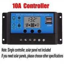 태양광판넬 주택태양광 태양광모듈 100W 태양 전지 패널 키트 12V 배터리 충전기 컨트롤러 캐러밴 보트 용, 01 10A Controller