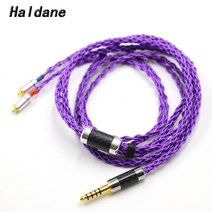 일렉기타 케이블 악기 haldane rolandpurple occ single crystal silver mmcx cable for shure se315 se535 se846, 4핀 xlr 남성, 3m