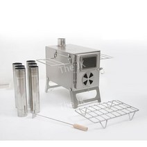 캠핑화목난로 캠핑용 장작 불멍 난로, 화목난로