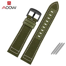 나일론 가죽 스트랩 시계줄 범용 호환 미도 오션스타 트리뷰트 06