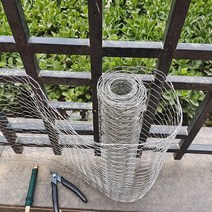 철망 울타리 그물망 능형망 철조망 휀스 H55A 아연 도금 된 육각 철망 울타리 치킨 토끼 동물 가정용 정원, 02 13