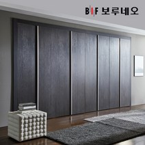 보루네오 30cm 마레 여닫이 붙박이장 가구 거실 안방 맞춤시공 제작 내부 9자 10자 11자 12자, 이태리 월넛 30cm