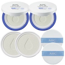 AHC 2023 최신상 세이프온 시카 카밍 선쿠션 본품2개+리필2개+퍼프2개+로얄젤리팩1매, 상세 설명 참조