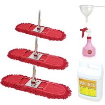 크린메이트 기름걸레세트 + 걸레오일 세트 강당 대걸레 바닥, 60폭